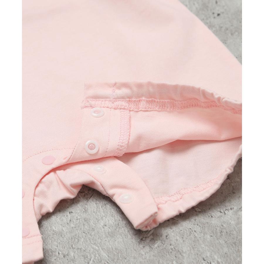 ラポシェビスキュイ La poche biscuit （綿100％） シマエナガ 刺しゅう 半袖 カバーオール ( 70 80 ） | la poche biscuit | 07