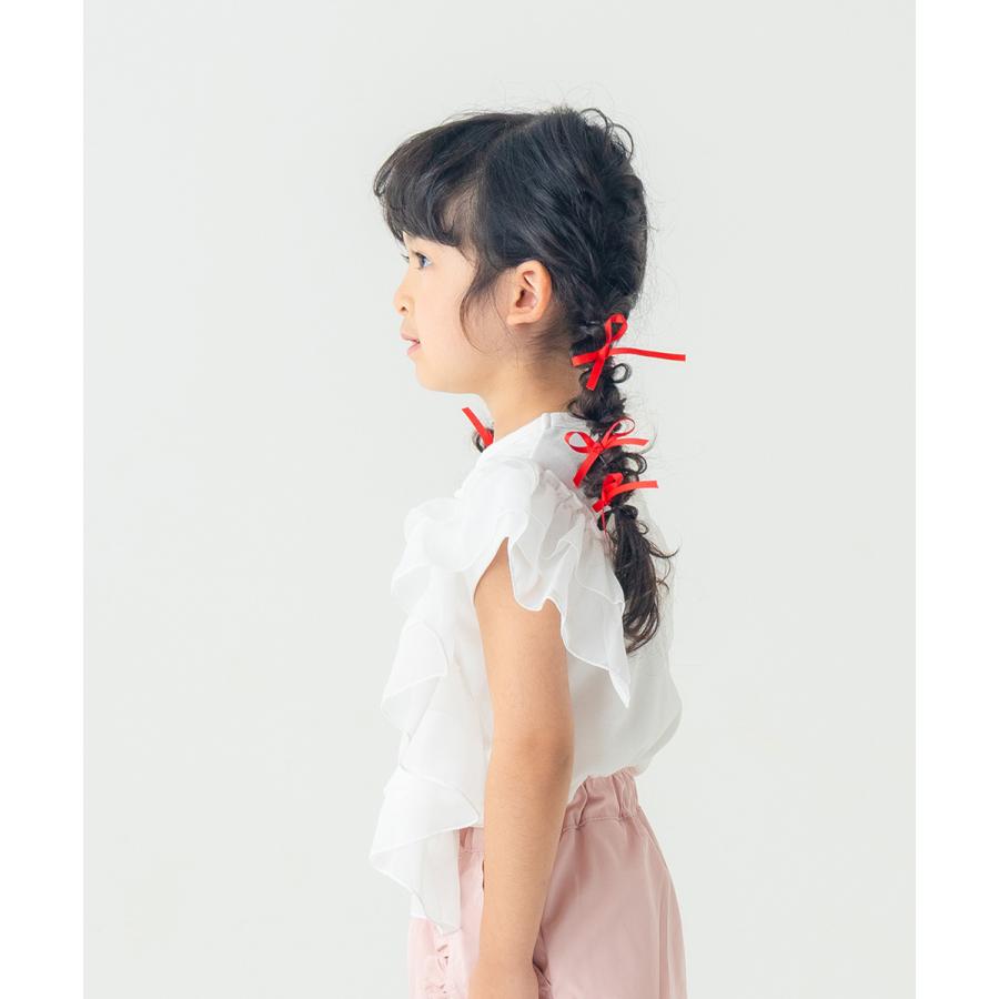 ラポシェビスキュイ La poche biscuit シマエナガ パフスリーブ プリントTシャツ ( 90 100 110 120 130 140 ) | la poche biscuit | 11