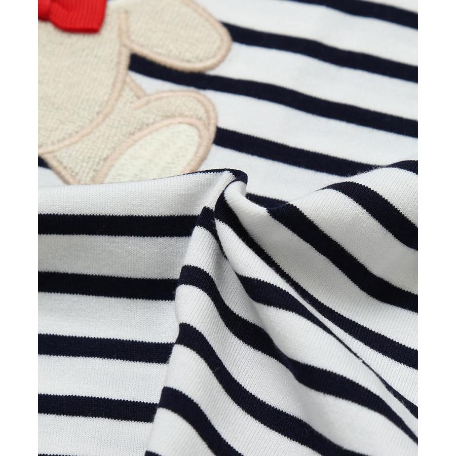 ラポシェビスキュイ La poche biscuit 肩リボン ウサギ Tシャツ ( 90 100 110 120 130 140 ） | la poche biscuit | 08