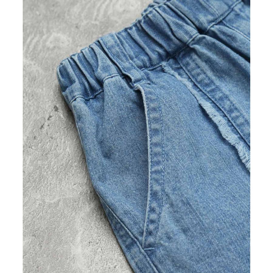●40％OFFセール●ラポシェビスキュイ La poche biscuit ハートポケット デニム ショートパンツ ( 90 100 110 120 130 140 ）　アウトレット | la poche biscuit | 05