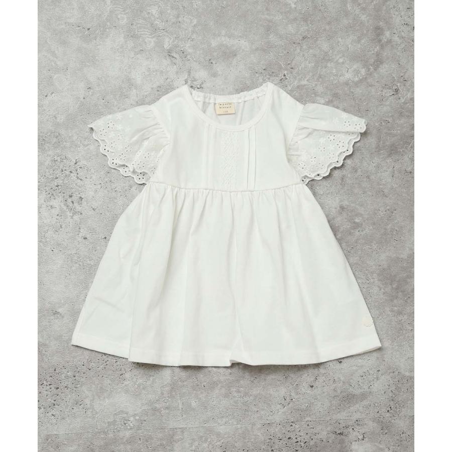 ●20%OFFセール●ラポシェビスキュイ La poche biscuit  袖レース半袖Tシャツ ( 90 100 110 120 ) 子ども服 キッズ ジュニア 女の子 | la poche biscuit | 02