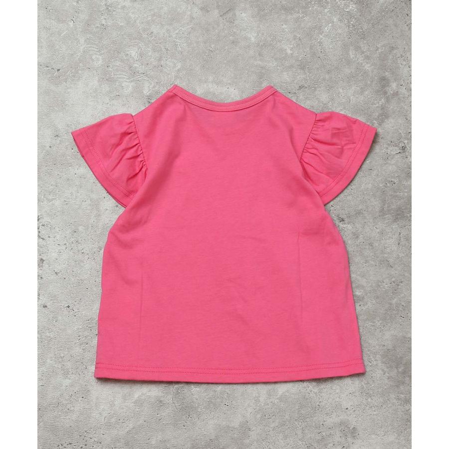 ●20%OFFセール●ラポシェビスキュイ La poche biscuit 刺繍風プリント半袖Tシャツ ( 110 120 130 140 )　子ども服 キッズ ジュニア | la poche biscuit | 03