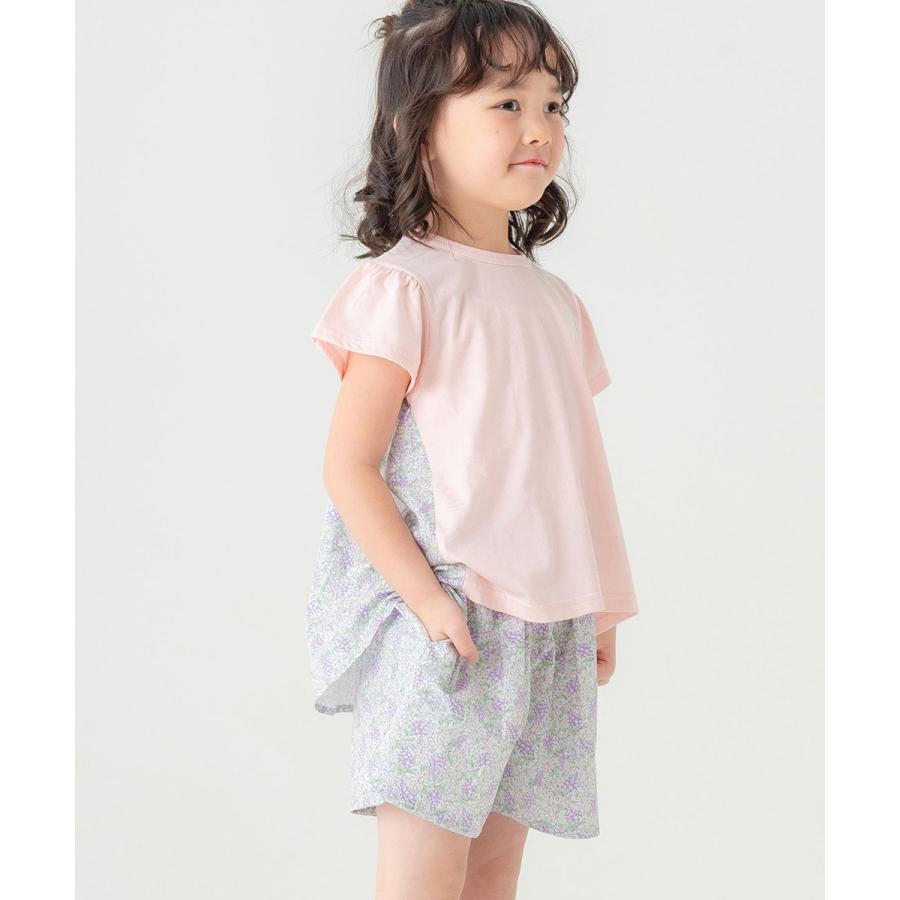 ●20%OFFセール●ラポシェビスキュイ La poche biscuit 【後ろ姿も可愛い！】 バックシャン チュニックTシャツ ( 110 120 130 140 ) | la poche biscuit | 12