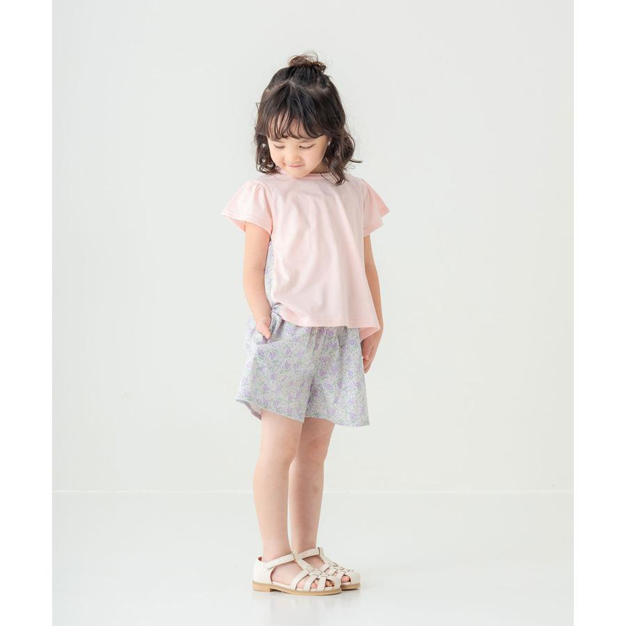 ●20%OFFセール●ラポシェビスキュイ La poche biscuit 【後ろ姿も可愛い！】 バックシャン チュニックTシャツ ( 110 120 130 140 ) | la poche biscuit | 13
