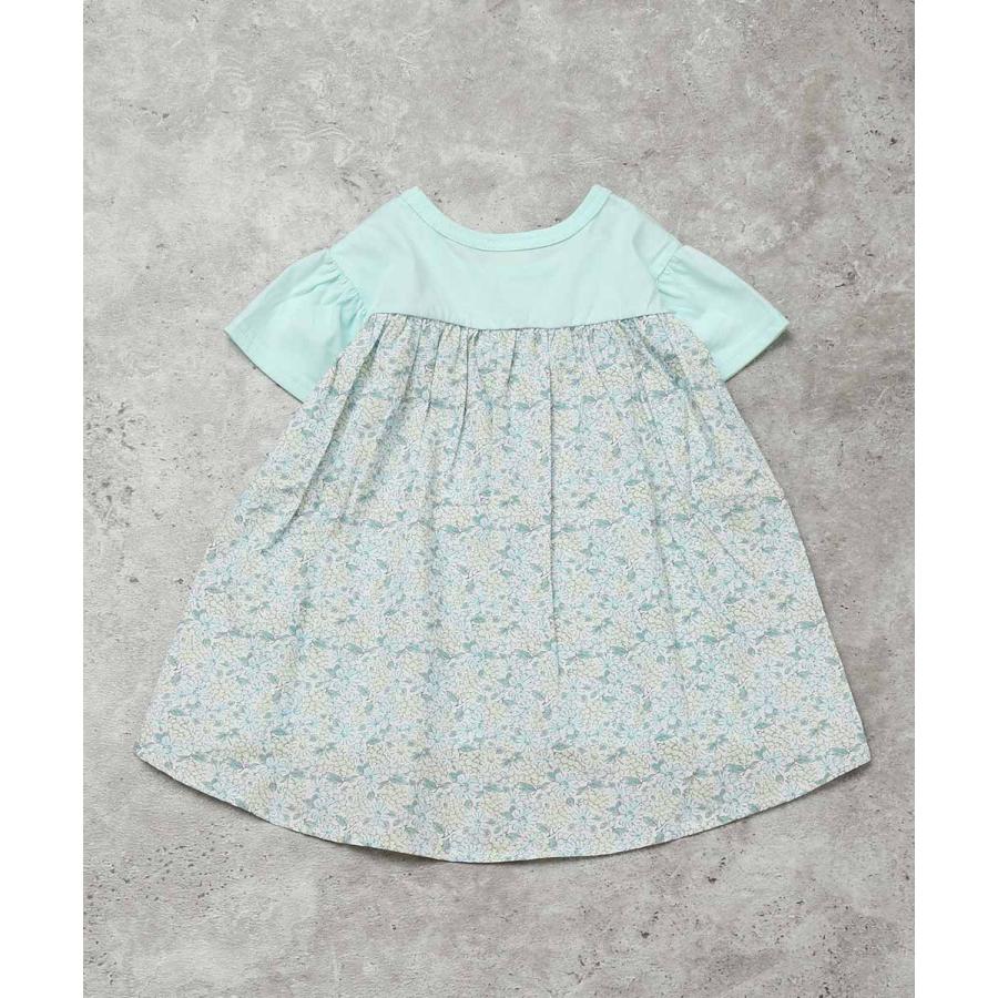 ●20%OFFセール●ラポシェビスキュイ La poche biscuit 【後ろ姿も可愛い！】 バックシャン チュニックTシャツ ( 110 120 130 140 ) | la poche biscuit | 03