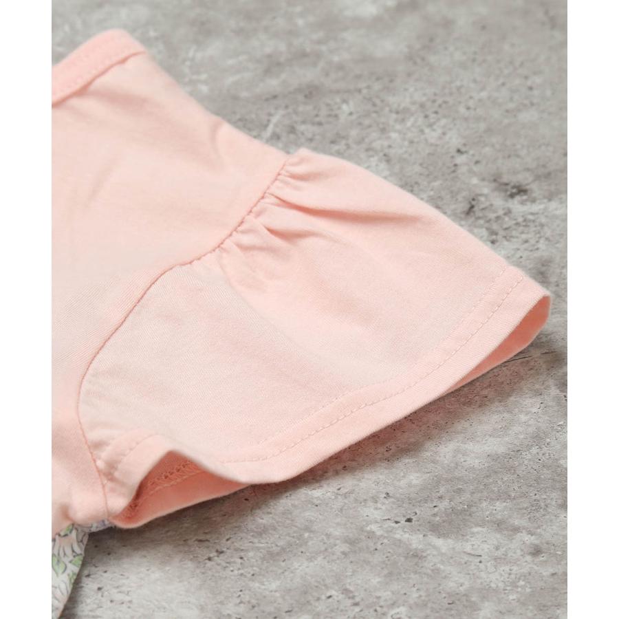 ●20%OFFセール●ラポシェビスキュイ La poche biscuit 【後ろ姿も可愛い！】 バックシャン チュニックTシャツ ( 110 120 130 140 ) | la poche biscuit | 05