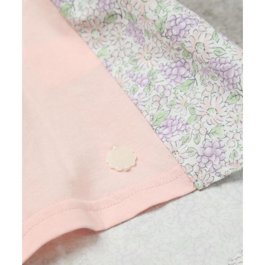●20%OFFセール●ラポシェビスキュイ La poche biscuit 【後ろ姿も可愛い！】 バックシャン チュニックTシャツ ( 110 120 130 140 ) | la poche biscuit | 06