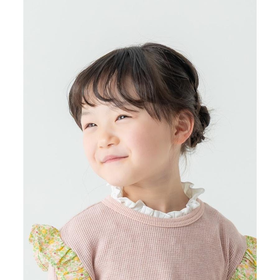 ラポシェビスキュイ La poche biscuit 衿フリル ロンT リブ 長袖 Tシャツ　( 90 100 110 120 130 140 ) | la poche biscuit | 05