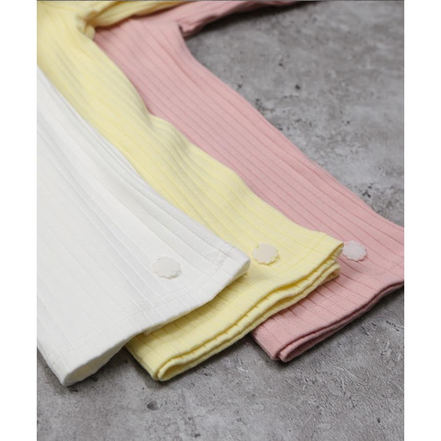 ラポシェビスキュイ La poche biscuit 衿フリル ロンT リブ 長袖 Tシャツ　( 90 100 110 120 130 140 ) | la poche biscuit | 09