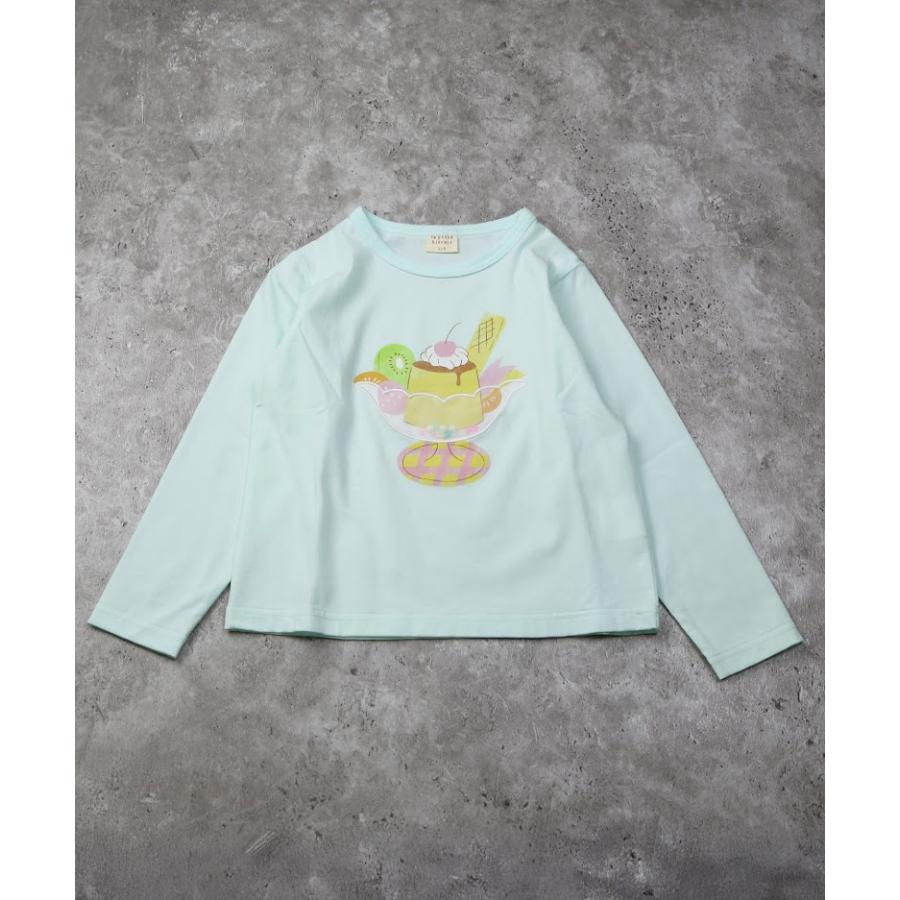 ラポシェビスキュイ La poche biscuit　長袖　Tシャツ プリン アラモード ロンT　( 90 100 110 120 130 140 ) | la poche biscuit | 02