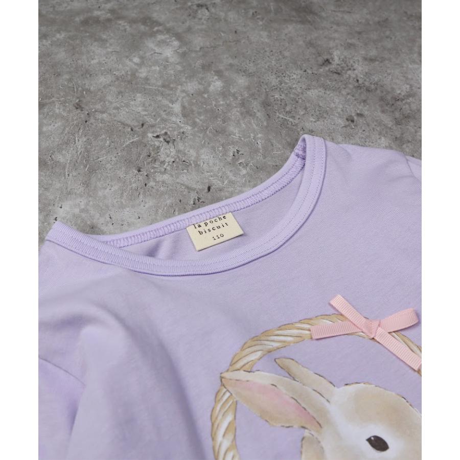 ラポシェビスキュイ La poche biscuit　後ろ切り替え 長袖Tシャツ ロンT　( 90 100 110 120 130 140 ) | la poche biscuit | 04