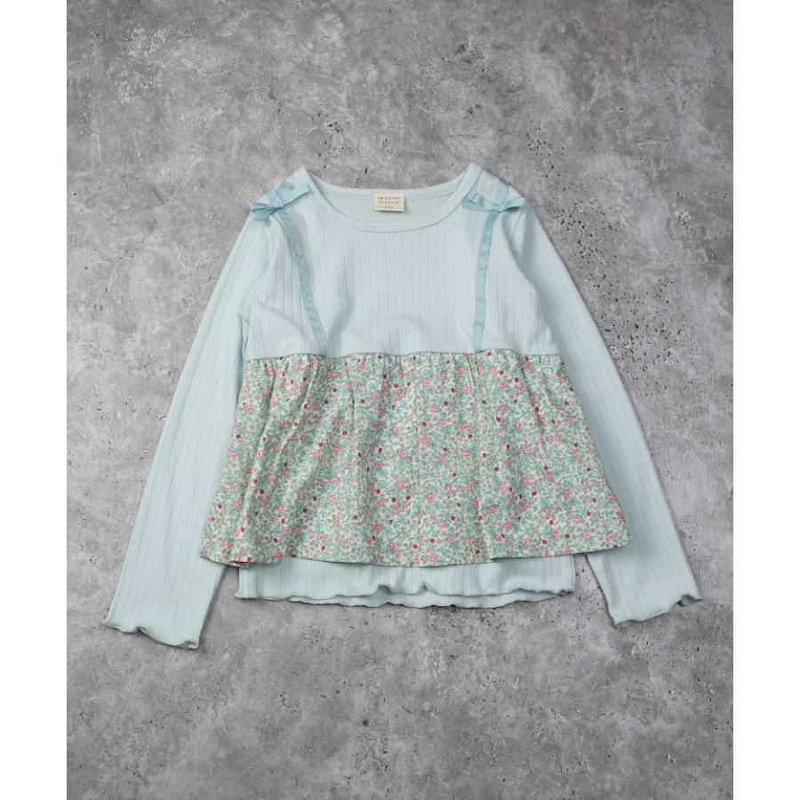 ラポシェビスキュイ La poche biscuit　キャミドッキング　長袖　Tシャツ ロンT　( 90 100 110 120 130 140 ) | la poche biscuit | 06