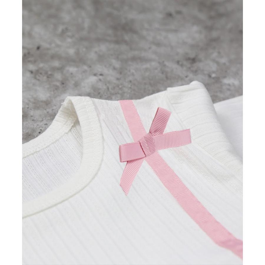 ラポシェビスキュイ La poche biscuit　キャミドッキング　長袖　Tシャツ ロンT　( 90 100 110 120 130 140 ) | la poche biscuit | 08