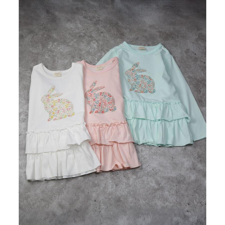 ラポシェビスキュイ 　ラビットチュニック　長袖Tシャツ　ロンT　( 90 100 110 120 130 140 ) | la poche biscuit | 10