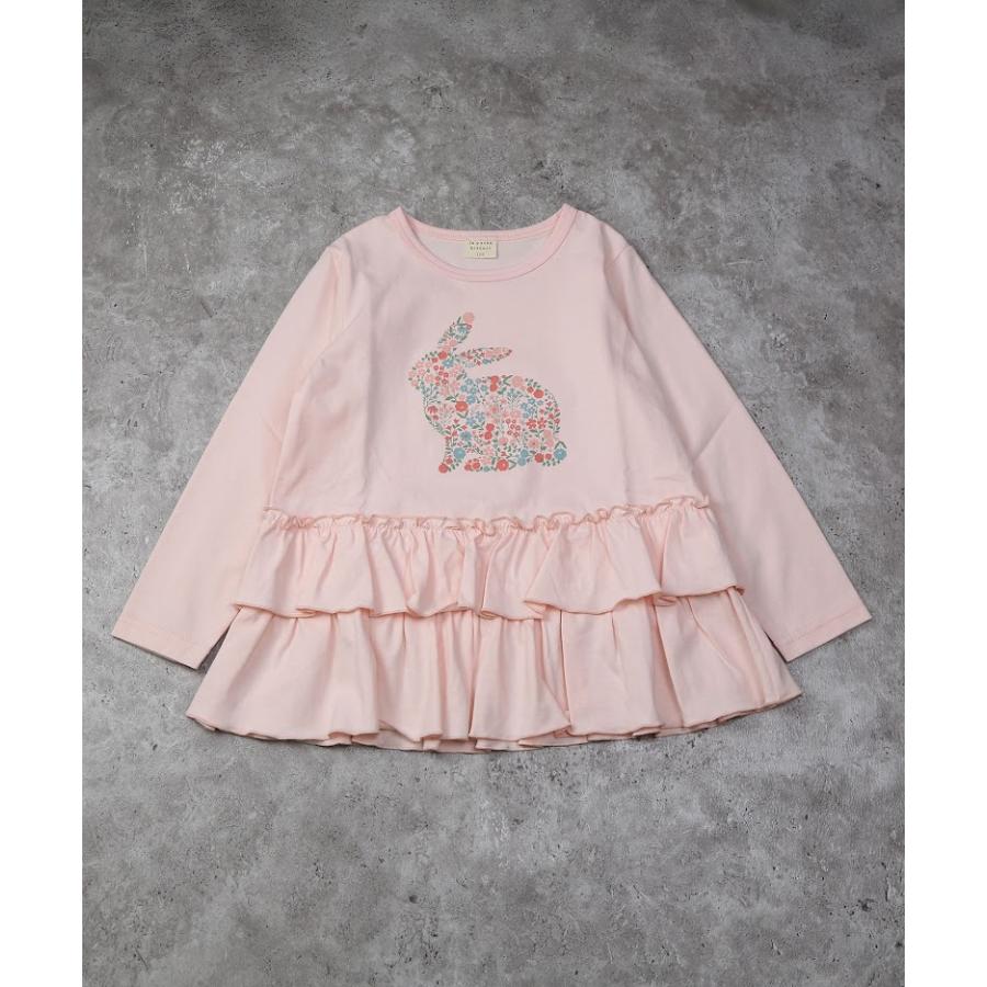 ラポシェビスキュイ 　ラビットチュニック　長袖Tシャツ　ロンT　( 90 100 110 120 130 140 ) | la poche biscuit | 02
