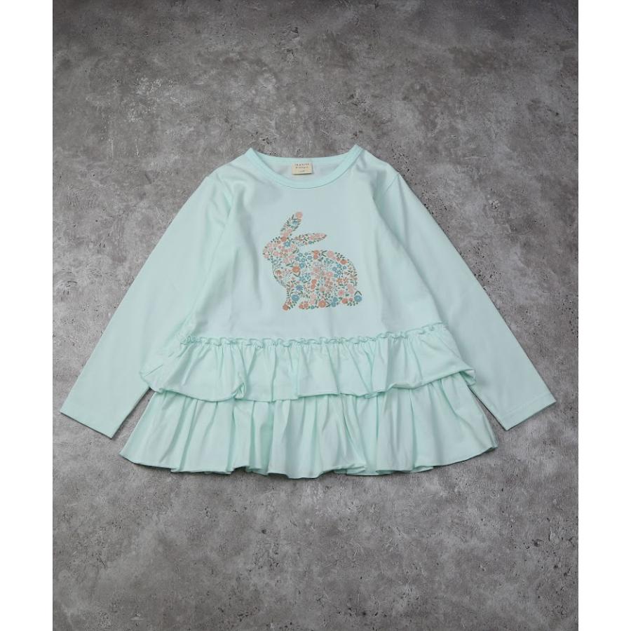 ラポシェビスキュイ 　ラビットチュニック　長袖Tシャツ　ロンT　( 90 100 110 120 130 140 ) | la poche biscuit | 03