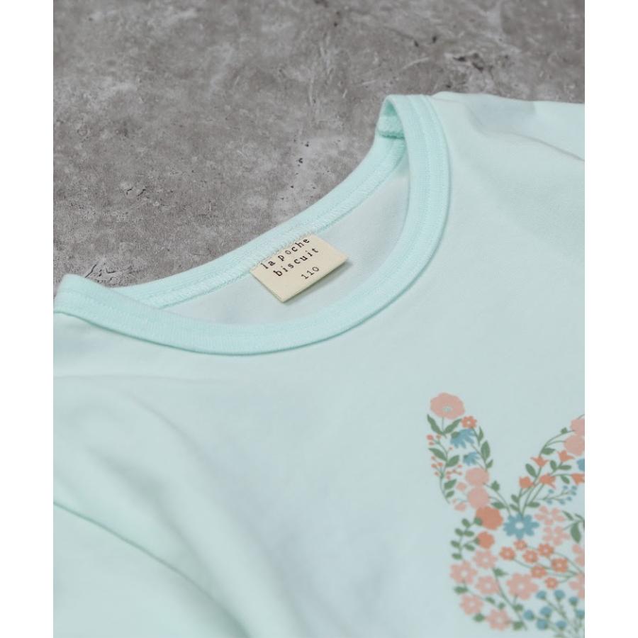 ラポシェビスキュイ 　ラビットチュニック　長袖Tシャツ　ロンT　( 90 100 110 120 130 140 ) | la poche biscuit | 05