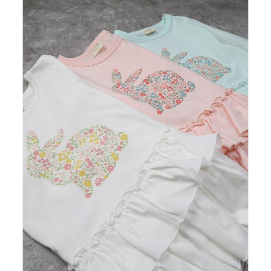 ラポシェビスキュイ 　ラビットチュニック　長袖Tシャツ　ロンT　( 90 100 110 120 130 140 ) | la poche biscuit | 09