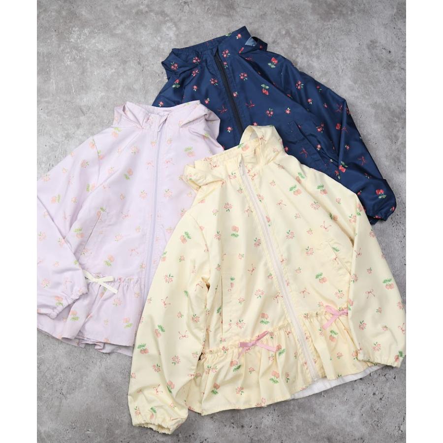 ラポシェビスキュイ La poche biscuit　総柄ウィンドブレーカー フード収納可　( 90 100 110 120 130 140 ) | la poche biscuit | 13