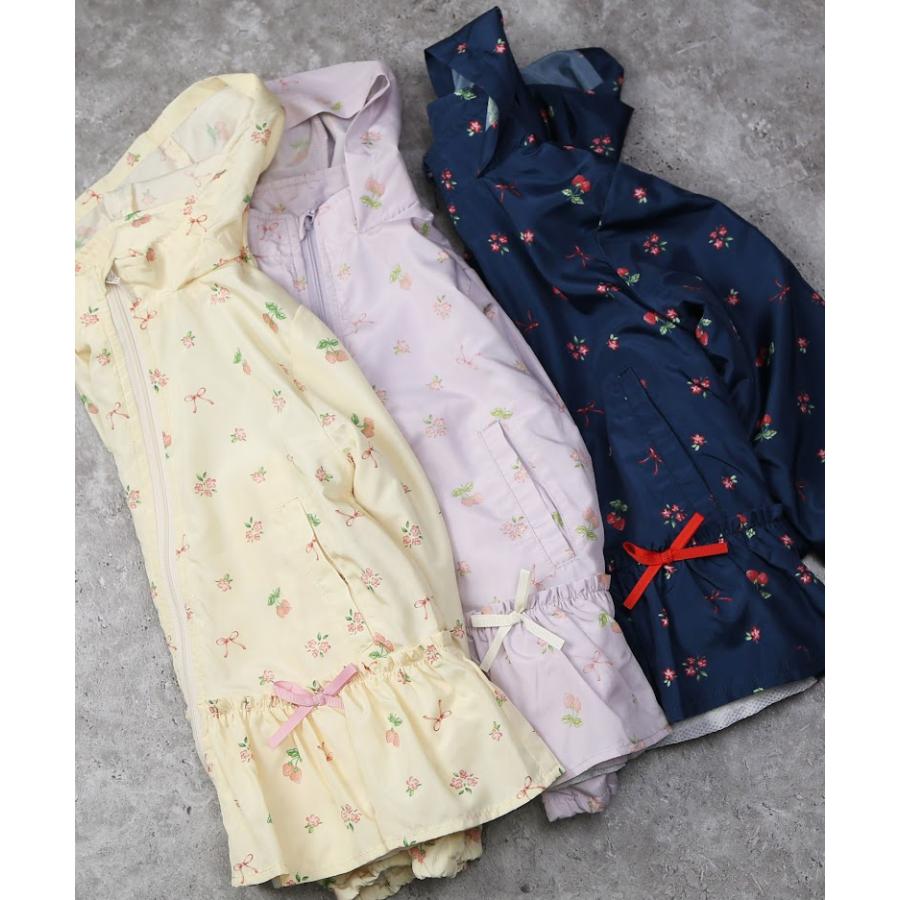 ラポシェビスキュイ La poche biscuit　総柄ウィンドブレーカー フード収納可　( 90 100 110 120 130 140 ) | la poche biscuit | 14