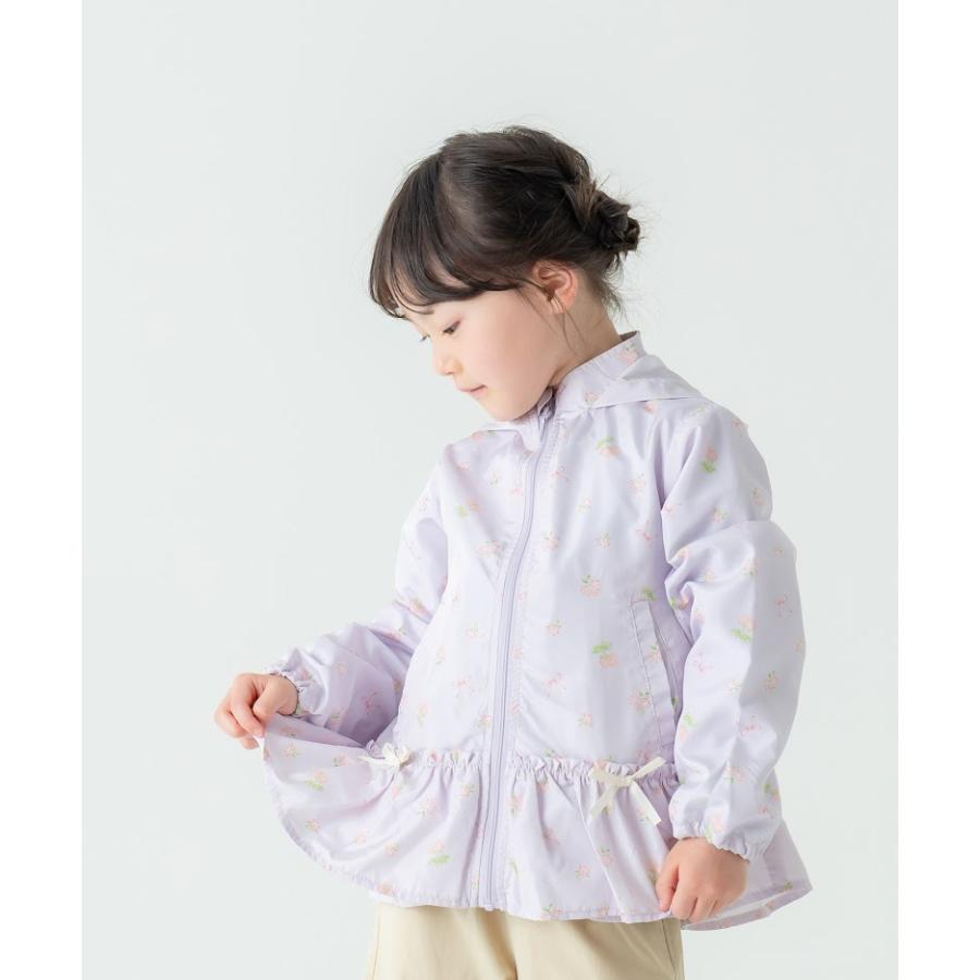 ラポシェビスキュイ La poche biscuit　総柄ウィンドブレーカー フード収納可　( 90 100 110 120 130 140 ) | la poche biscuit | 01