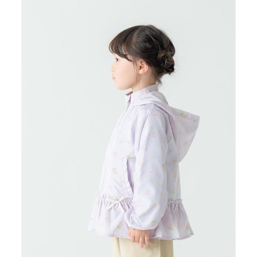 ラポシェビスキュイ La poche biscuit　総柄ウィンドブレーカー フード収納可　( 90 100 110 120 130 140 ) | la poche biscuit | 03