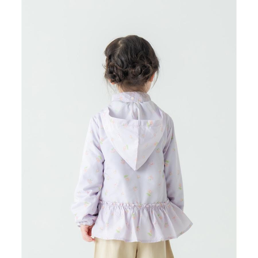 ラポシェビスキュイ La poche biscuit　総柄ウィンドブレーカー フード収納可　( 90 100 110 120 130 140 ) | la poche biscuit | 04