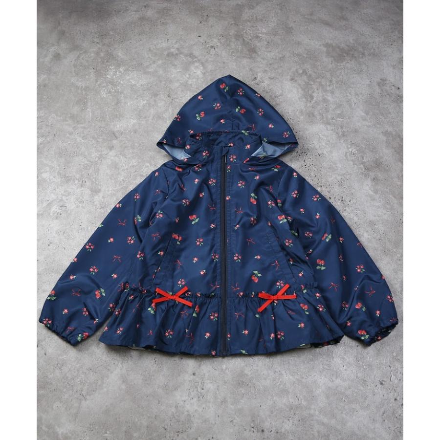 ラポシェビスキュイ La poche biscuit　総柄ウィンドブレーカー フード収納可　( 90 100 110 120 130 140 ) | la poche biscuit | 05