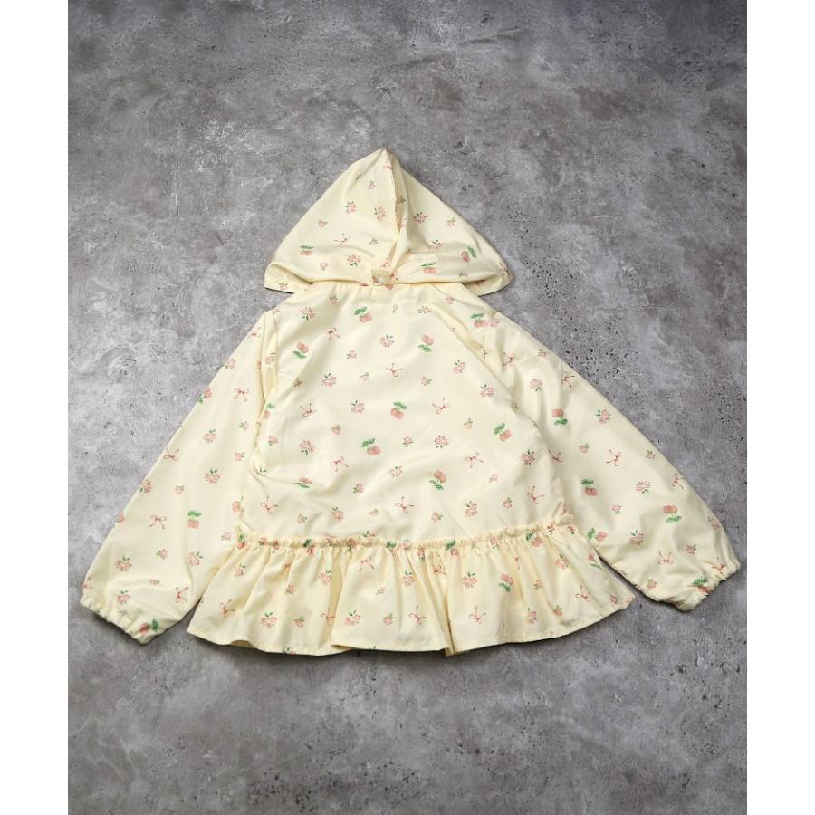 ラポシェビスキュイ La poche biscuit　総柄ウィンドブレーカー フード収納可　( 90 100 110 120 130 140 ) | la poche biscuit | 08