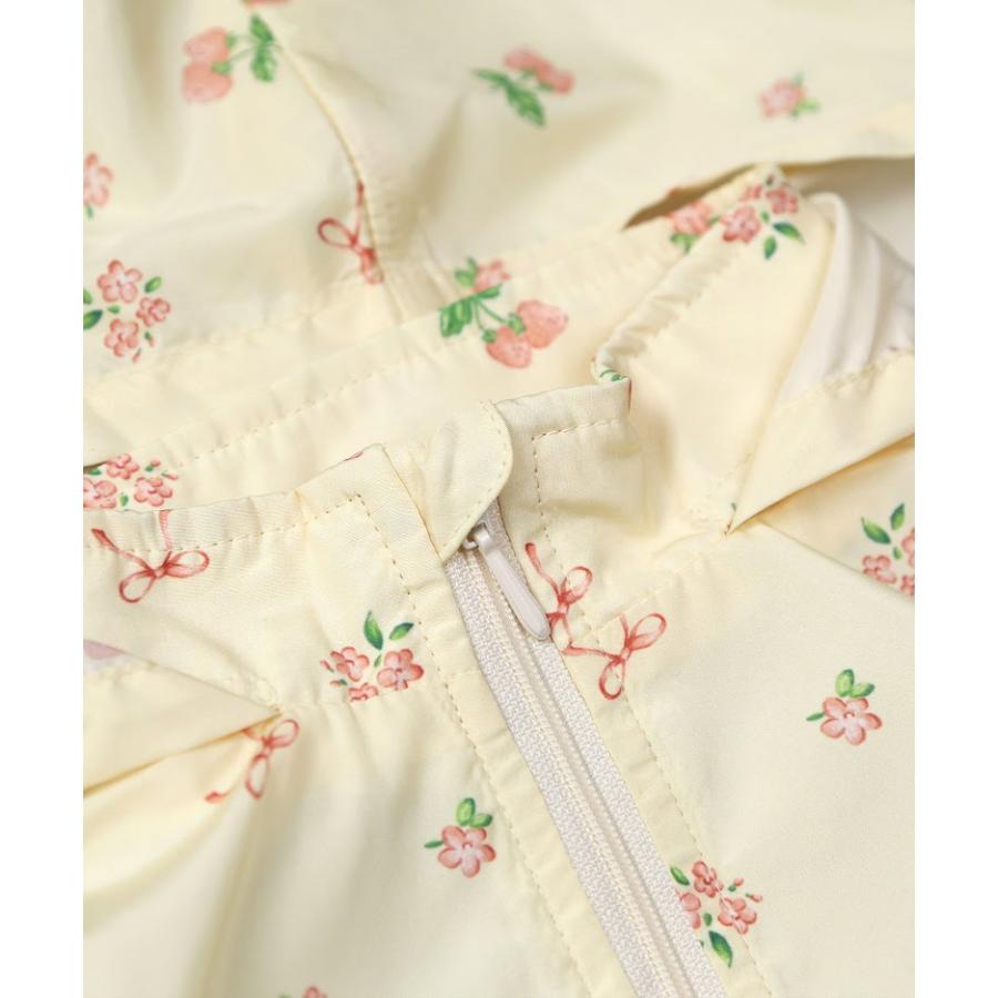 ラポシェビスキュイ La poche biscuit　総柄ウィンドブレーカー フード収納可　( 90 100 110 120 130 140 ) | la poche biscuit | 09