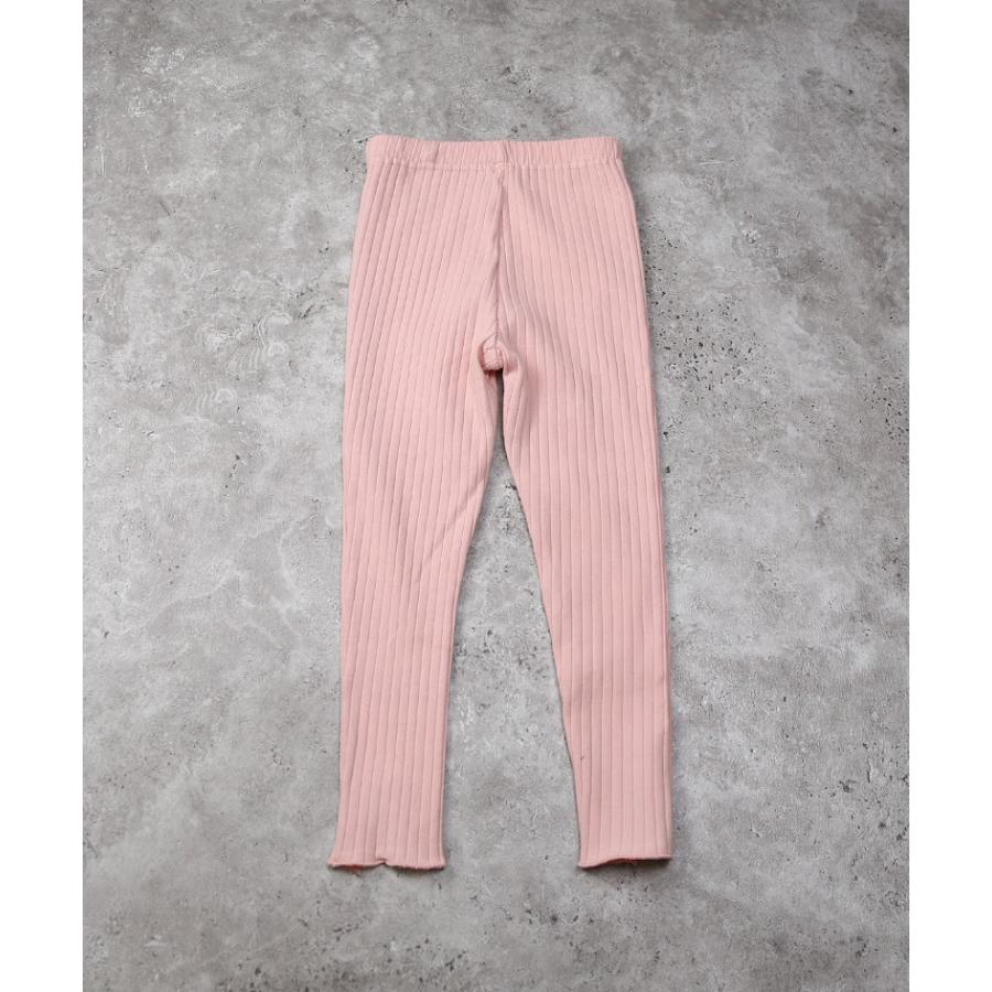 ラポシェビスキュイ La poche biscuit リボン付レギンス ( 90 100 110 120 130 140 ) スパッツ 子ども服 | la poche biscuit | 04