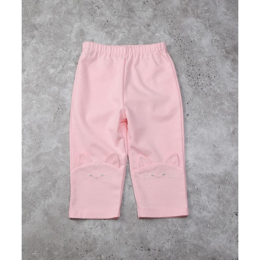 ラポシェビスキュイ La poche biscuit ネコ耳付き 7分丈パンツ ( 90 100 110 120 130 140 ) 子ども服 | la poche biscuit | 03