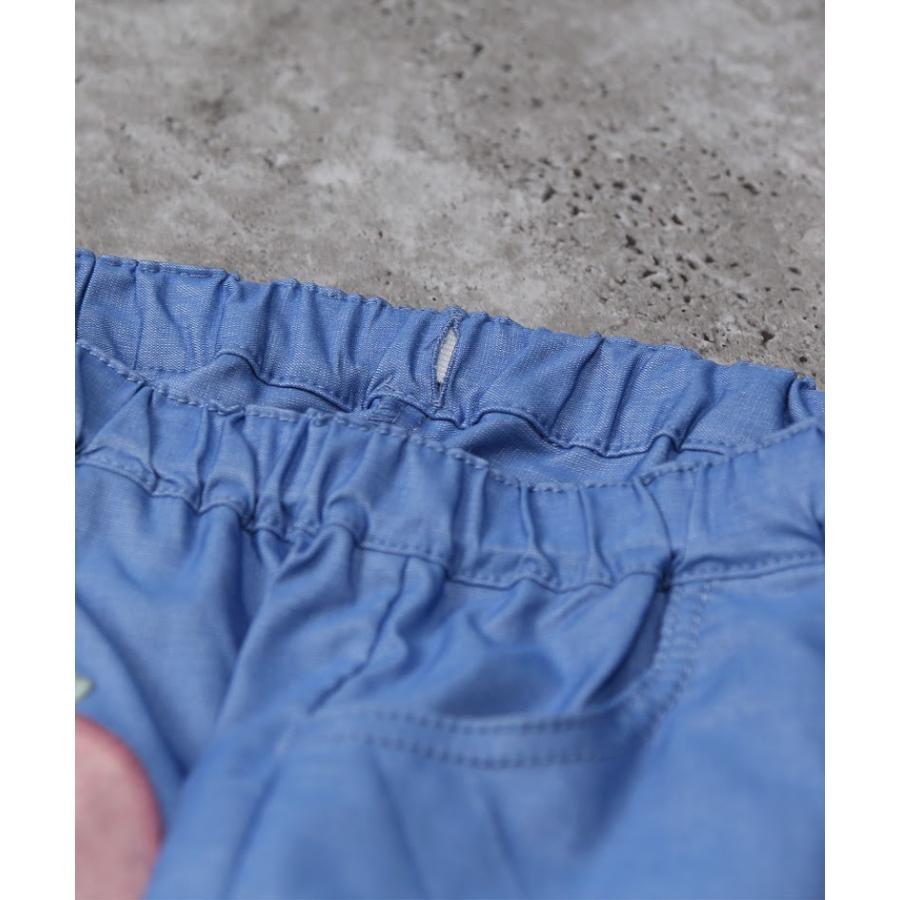 ラポシェビスキュイ La poche biscuit いちごアップリケのびのびパンツ ( 90 100 110 120 130 140 ) 子ども服 | la poche biscuit | 07