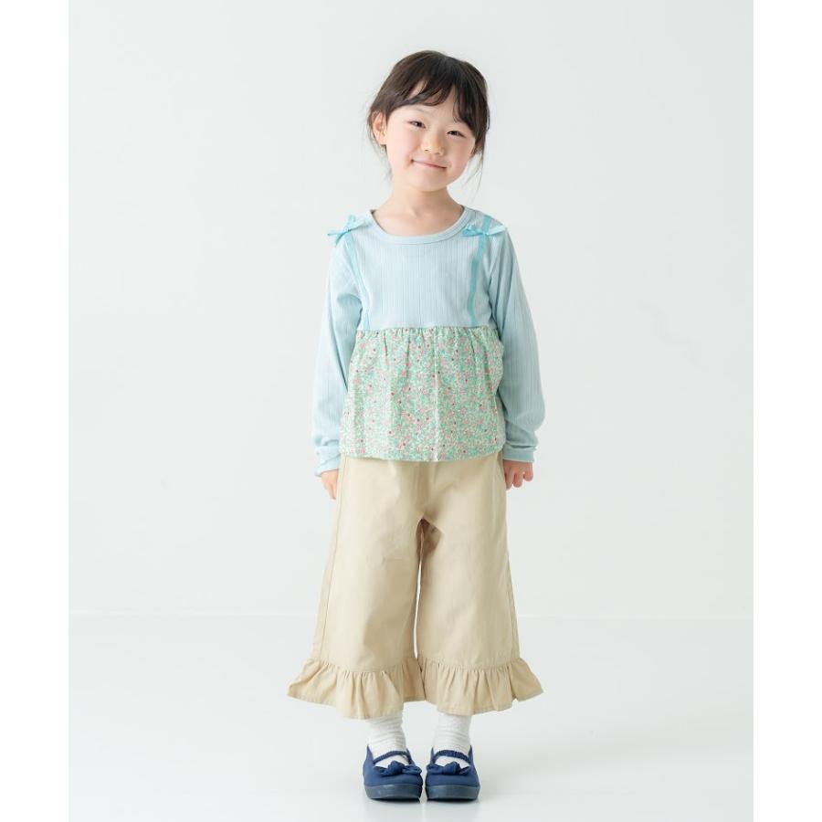 ラポシェビスキュイ La poche biscuit すそフリルパンツ ( 90 100 110 120 130 140 ) 子ども服 キッズ 幼児 | la poche biscuit | 04