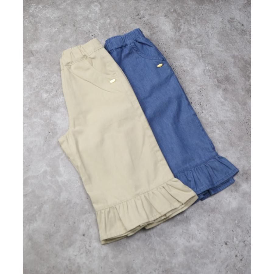 ラポシェビスキュイ La poche biscuit すそフリルパンツ ( 90 100 110 120 130 140 ) 子ども服 キッズ 幼児 | la poche biscuit | 09