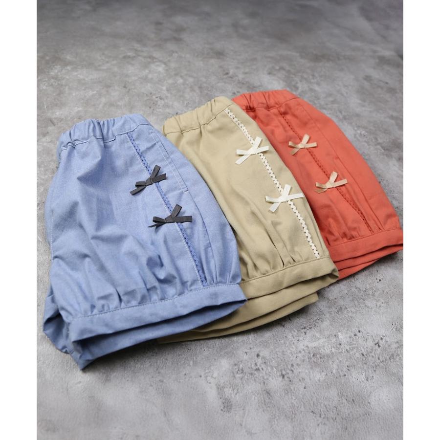 ラポシェビスキュイ La poche biscuit リボンショートパンツ ( 90 100 110 120 130 140 ) 子ども服 キッズ | la poche biscuit | 08