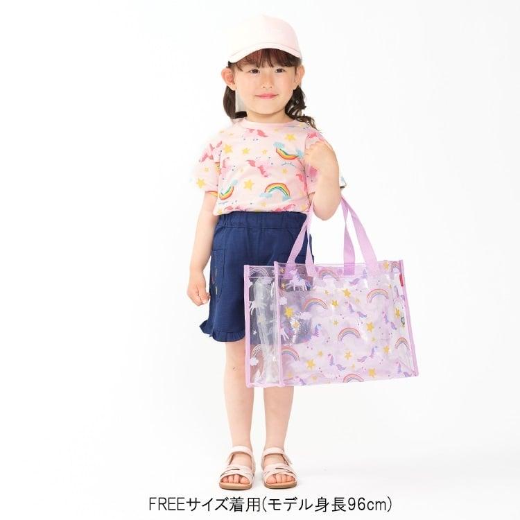 ムージョンジョン moujonjon 総柄 プールバッグ  スイムバック　スイミング　プール　手提げ　かばん　バッグ 可愛い 女の子 | Kids Foret | 11