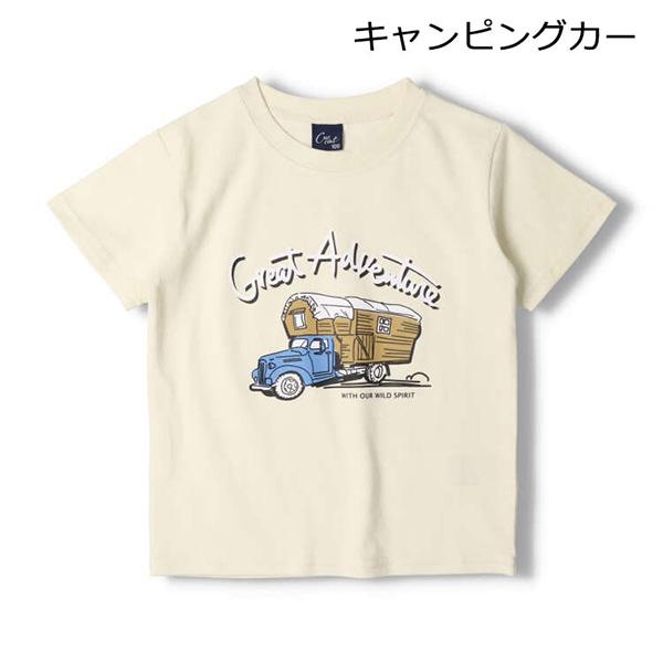 ●40％OFFセール●クレセント　crescent　働く車 プリント 半袖 Tシャツ シンプル カジュアル 通園 通学 (130cm）アウトレット 子ども服 小学生 男の子 |  | 02