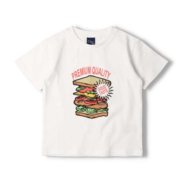 ●40％OFFセール●クレセント　crescent　ファースト フード プリント 半袖 Tシャツ ハンバーガー ポテト（90cm・100cm・110cm・120cm・130cm）アウトレット |  | 04