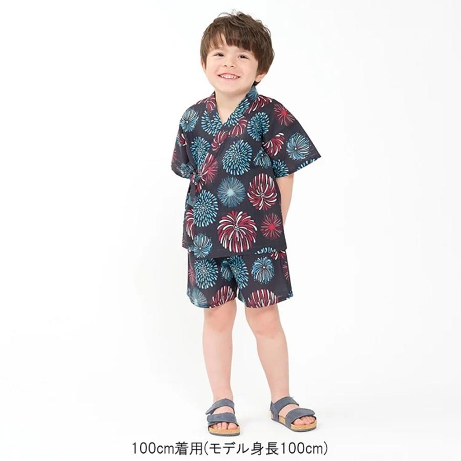 ジョリージュリー JollyJury 【WEB限定】 花火柄甚平 ( 80 90 100 110 120 130 )　子ども服 キッズ ジュニア | Kids Foret | 11
