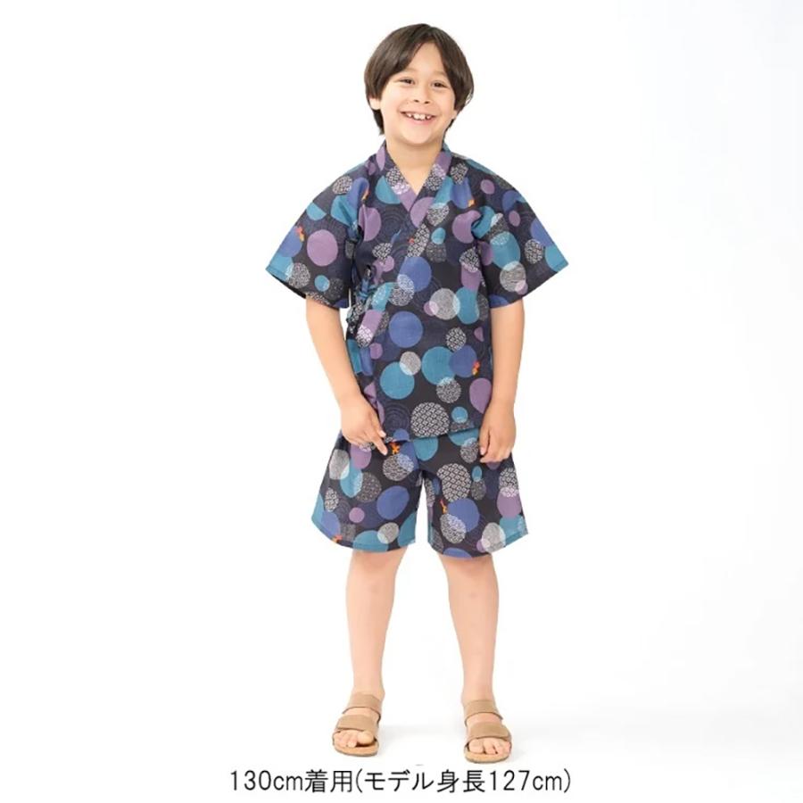 ジョリージュリー JollyJury 【WEB限定】 水玉金魚柄甚平 ( 80 90 100 110 120 130 )　子ども服 キッズ ジュニア | Kids Foret | 11