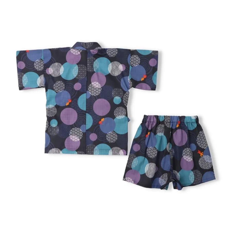 ジョリージュリー JollyJury 【WEB限定】 水玉金魚柄甚平 ( 80 90 100 110 120 130 )　子ども服 キッズ ジュニア | Kids Foret | 03