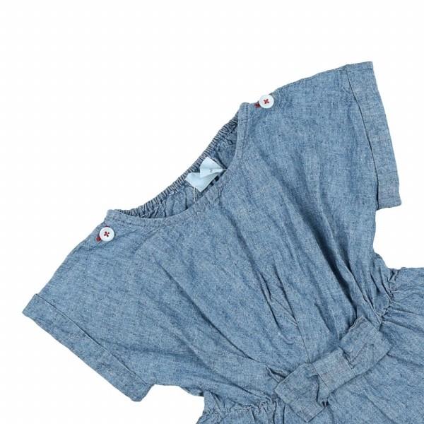 ●50％OFFセール●ラスト1点●ウィルメリー　Will Mery　ウエストリボン綿麻ワンピース（110cm）アウトレット | Will Mery | 04