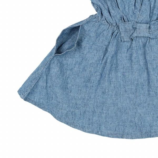 ●50％OFFセール●ラスト1点●ウィルメリー　Will Mery　ウエストリボン綿麻ワンピース（110cm）アウトレット | Will Mery | 05