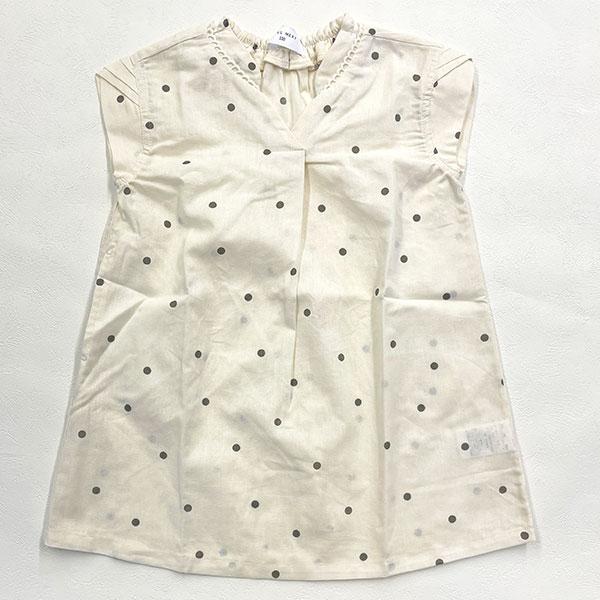 ●40％OFFセール●ウィルメリー　Will Mery　先染め 綿 リネンワンピース/丸高衣料(100・110・120・130）　アウトレット 子ども服 | Will Mery | 01