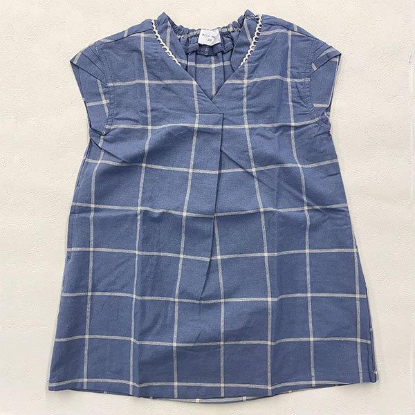 ●40％OFFセール●ウィルメリー　Will Mery　先染め 綿 リネンワンピース/丸高衣料(100・110・120・130）　アウトレット 子ども服 | Will Mery | 04