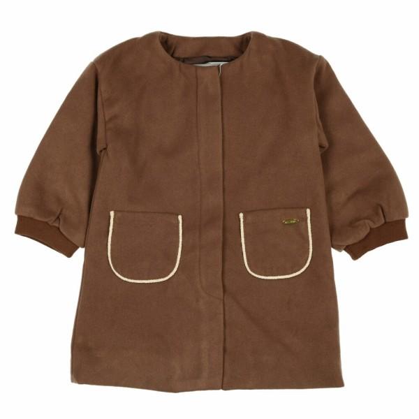 ●50％OFFセール●ウィルメリー　Will Mery　ノーカラーロングコート（110・120）/丸高衣料　アウトレット | Will Mery | 01