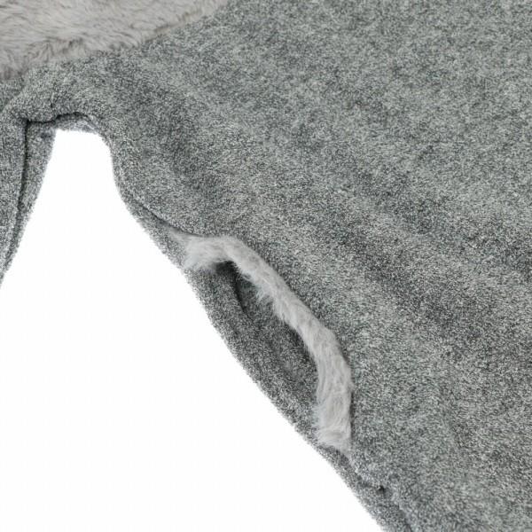 ●50％OFFセール●ウィルメリー　Will Mery　リボン付きファー配色ブークレ裏起毛ワンピース（80-130）/丸高衣料　アウトレット | Will Mery | 06