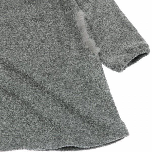 ●50％OFFセール●ウィルメリー　Will Mery　リボン付きファー配色ブークレ裏起毛ワンピース（80-130）/丸高衣料　アウトレット | Will Mery | 07