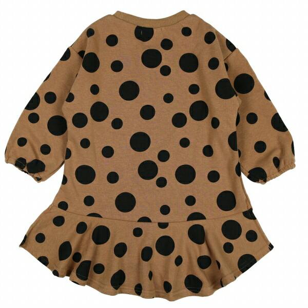 ●50％OFFセール●ラスト1点●ウィルメリー　Will Mery　爆温裏起毛裏シャギードット柄ワンピース  （110cm）/丸高衣料　半額 | Will Mery | 03